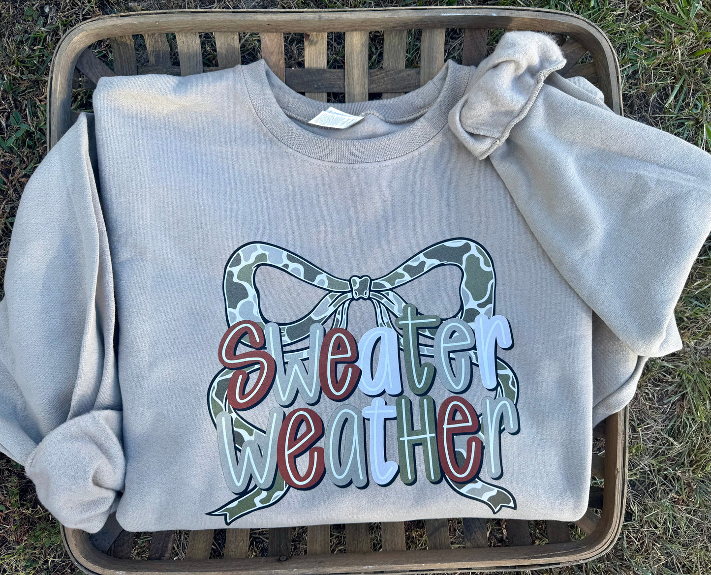 CamoSweater weather sweatshirt