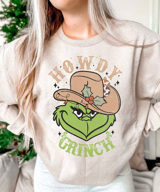 Howdy Grinch sweatshirt