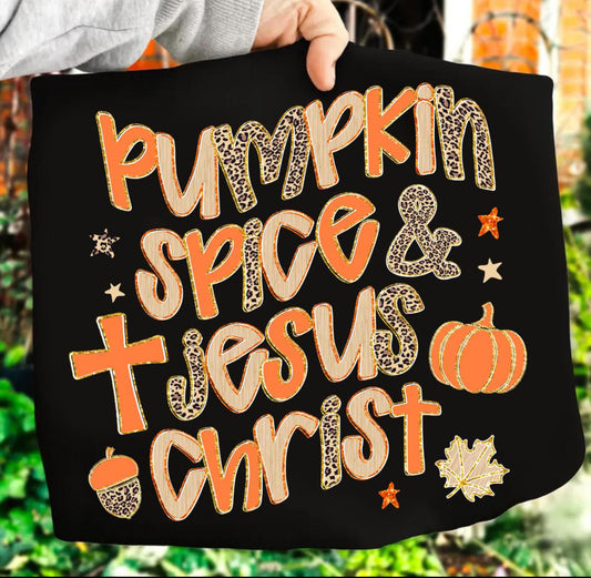 Pumpkin spice fall sweatshirt